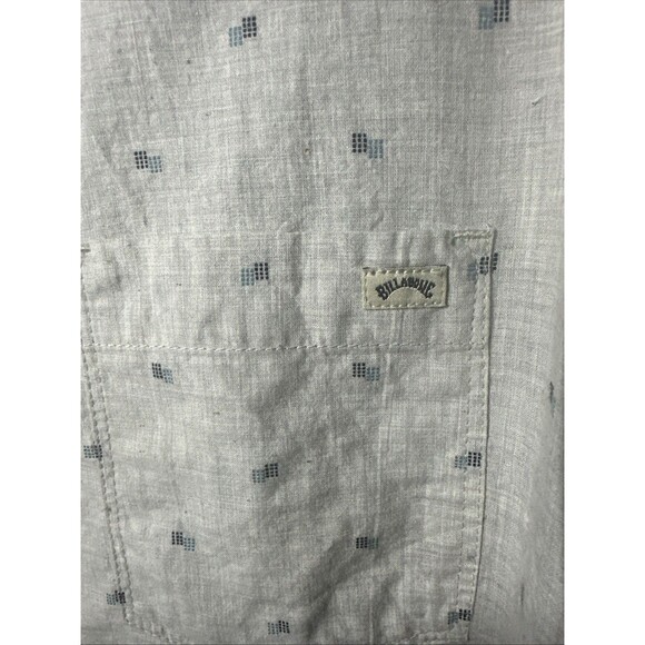 Billabong All Day Jacquard Geometric Button Down Shirt Men's Large - Picture 2 of 5